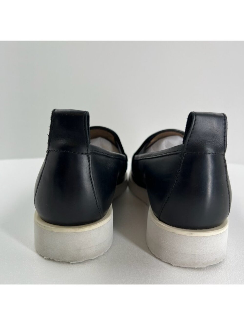 Everlane The Leather Street Shoe Loafer Womens 9 Slip On Sneakers Pointed Black - Picture 6 of 12